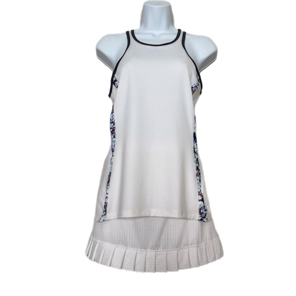 Lija Skort Mini Golf Tennis Skirt Shorts Layered Ruffle Matching Back Ruch Tank